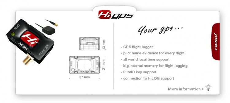 HiGPS gps logger model rc
